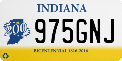 IN license plate 975GNJ