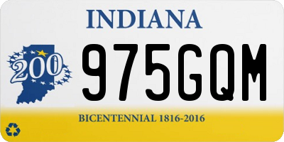 IN license plate 975GQM