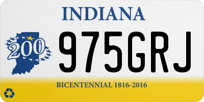 IN license plate 975GRJ