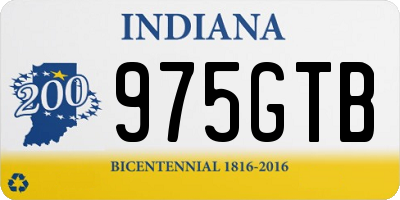 IN license plate 975GTB