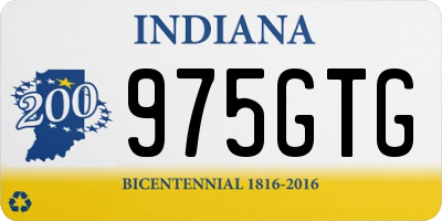 IN license plate 975GTG