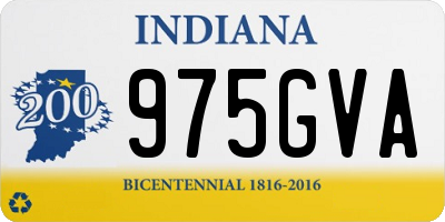 IN license plate 975GVA