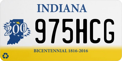 IN license plate 975HCG