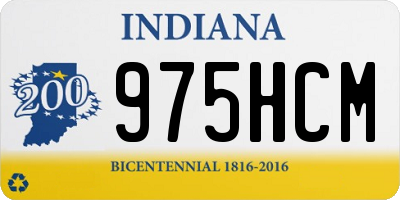 IN license plate 975HCM