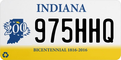 IN license plate 975HHQ