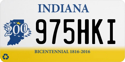 IN license plate 975HKI