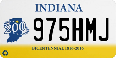 IN license plate 975HMJ