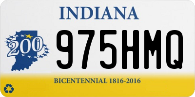 IN license plate 975HMQ