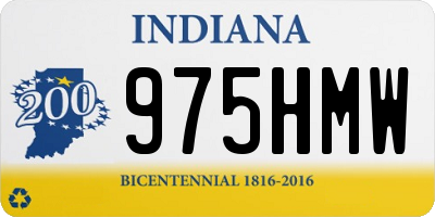 IN license plate 975HMW