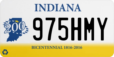 IN license plate 975HMY