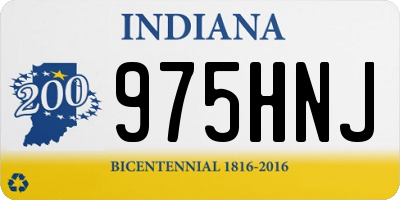 IN license plate 975HNJ