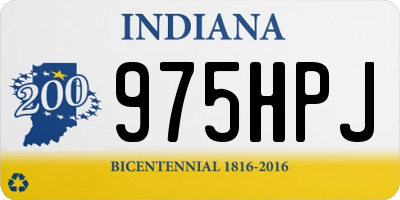 IN license plate 975HPJ