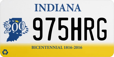 IN license plate 975HRG