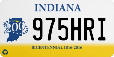 IN license plate 975HRI