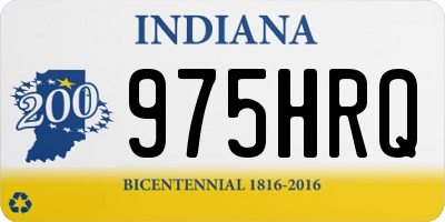 IN license plate 975HRQ