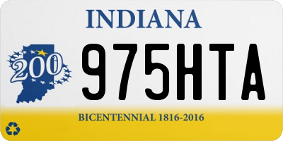 IN license plate 975HTA