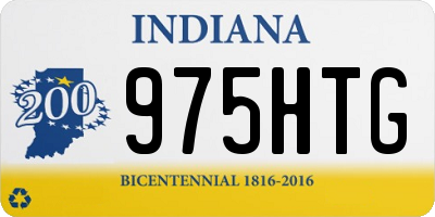 IN license plate 975HTG