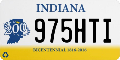 IN license plate 975HTI