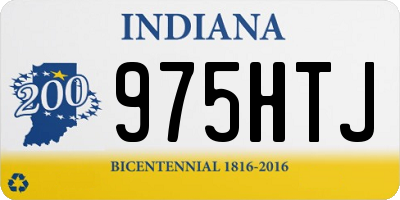 IN license plate 975HTJ