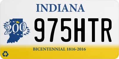IN license plate 975HTR