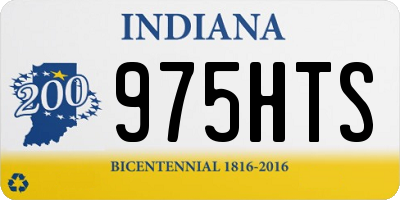 IN license plate 975HTS