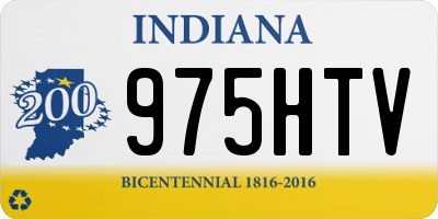 IN license plate 975HTV