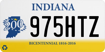 IN license plate 975HTZ
