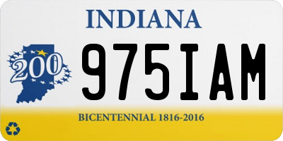 IN license plate 975IAM