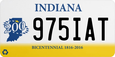 IN license plate 975IAT