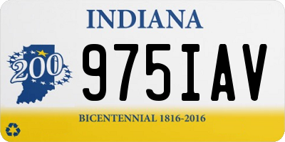 IN license plate 975IAV