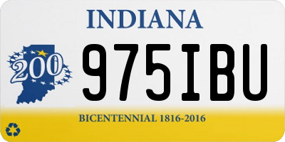 IN license plate 975IBU
