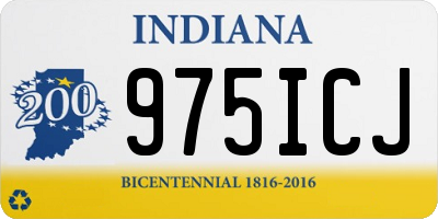 IN license plate 975ICJ