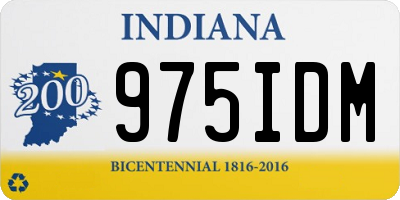 IN license plate 975IDM