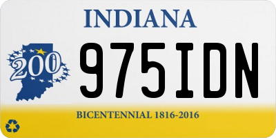 IN license plate 975IDN
