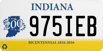 IN license plate 975IEB