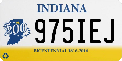 IN license plate 975IEJ