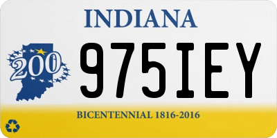 IN license plate 975IEY