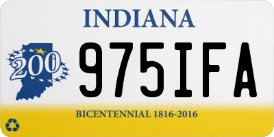 IN license plate 975IFA