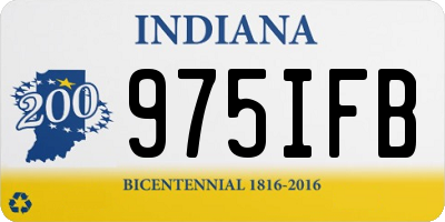 IN license plate 975IFB