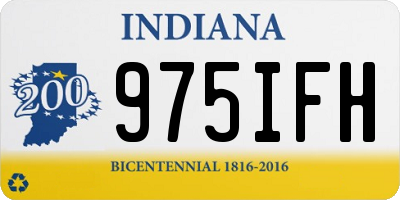 IN license plate 975IFH