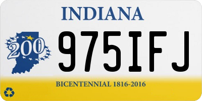 IN license plate 975IFJ