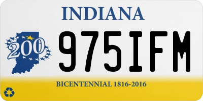 IN license plate 975IFM