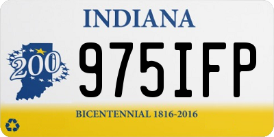IN license plate 975IFP