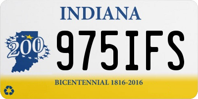IN license plate 975IFS