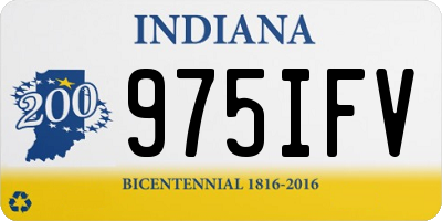 IN license plate 975IFV