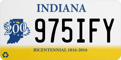 IN license plate 975IFY