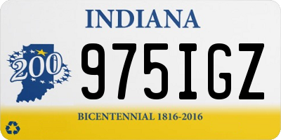 IN license plate 975IGZ