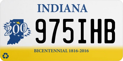 IN license plate 975IHB