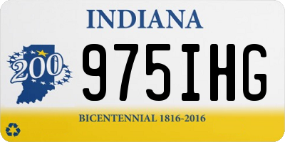 IN license plate 975IHG