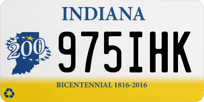 IN license plate 975IHK
